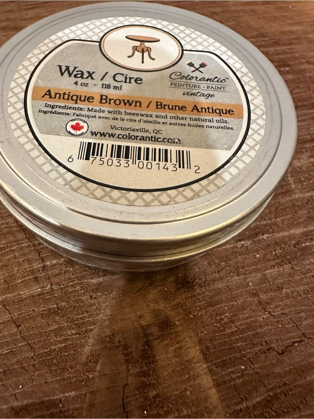 Antique Brown Furniture Wax - 4 oz - Picture 5 of 5